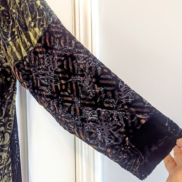 Koos Of Course! Silk Velvet Paisley Long Tunic - Picture 4 of 6